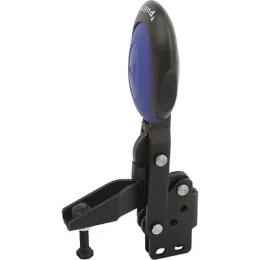 vertikal M12 blau Fuss senkrecht, Sicherheitsverriegelung Kipp