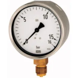 Riegler Manometer Robust, G1/2 radial unten