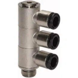 Riegler L-Mehrfachverteiler 3-fach »click-clock« drehbar
