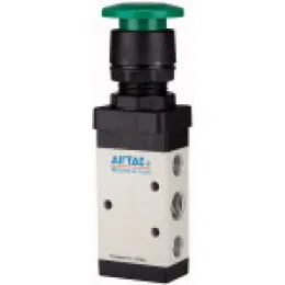 Riegler 5/2-Wegeventil manuell »M5« Pilztaster monostabil
