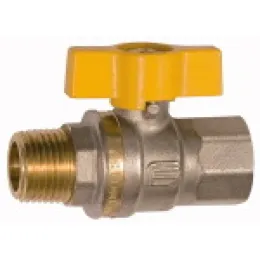 Riegler Kugelhahn DIN EN 331, DVGW, Messing vernickelt