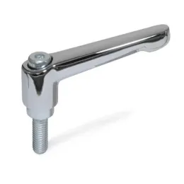 Ganter Verstellbare Klemmhebel, Verchromt GN300.2-45, Schraube Stahl verzinkt