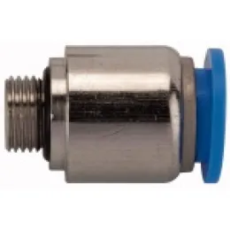 Riegler Gerade Steckverschraubung »Blaue Serie« rund, G1/2