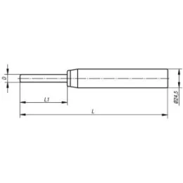 Norelem Zylinderreiniger L=168 Thermoplast
