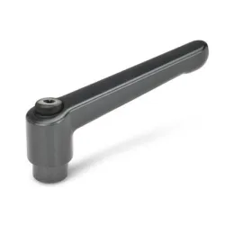 Ganter Verstellbare Klemmhebel, Schwarz, Seidenglanz GN300-92