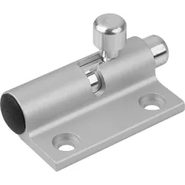 RIEGEL MIT RÜCKSTELLFEDER FORM:B RECHTS L=60 B=36,5 ALUMINIUM FARBLOS KIPP