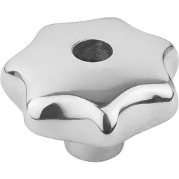 Form D, D1=40, D5=M8 Alu, poliert Kipp