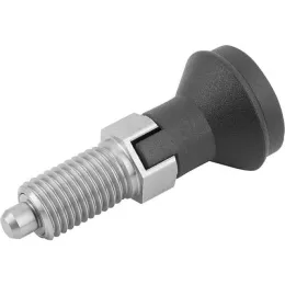 KIPP ARRETIERBOLZEN GR. 2 D1=M12X1,5, D=6, FORM:C MIT RASTNUT OHNE KONTERMUTTER