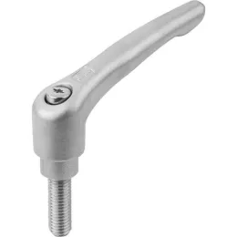 KLEMMHEBEL GR.4 M12X60 EDELSTAHL, GESTRAHLT, KOMP:EDELSTAHL KIPP