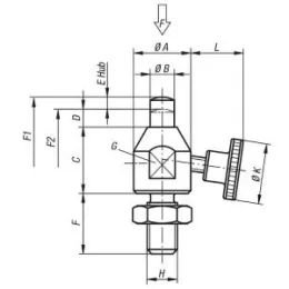 verstellbar M12 Kipp