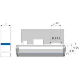 SB 530X535X14,8X2,5 HGW HG600 Freudenberg
