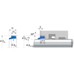 AS 100X110X7 88NBR99035 Freudenberg