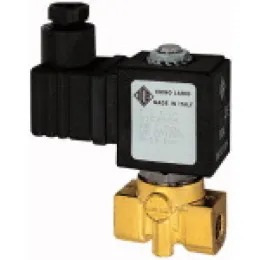 Riegler 2/2-Wege-Magnetventil Messing NO direktgesteuert 24 V DC 8 W FKM