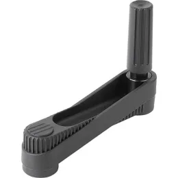 Handkurbel zylindrischer Griff drehbar Gr. 3, A=125, D=14h7 Kipp