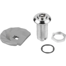 Kipp Drehriegel mit Stufenzunge Doppelbart 5mm
