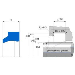 AUASOB 22X30X7 94AU925 Freudenberg