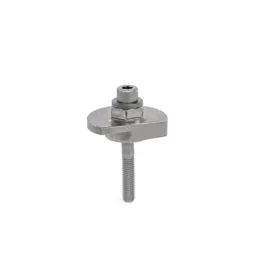 Ganter Spannriegel, Edelstahl, Spannung nach unten, Schraube von der Bedienseite GN918.7 SKS-L