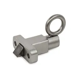 Ganter Rastbolzen, Stahl / Edelstahl, mit Anlaufschräge, mit Anschraubflansch GN724.5