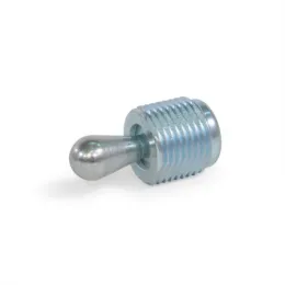 Ganter Seitendruckstücke, Hülse Stahl, Druckstift Stahl / Kunststoff, zum Einschrauben GN713