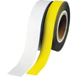 Magnetbandrolle, weiss, BM=30 Norelem