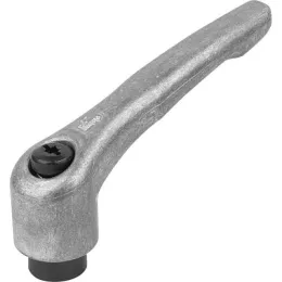KLEMMHEBEL GR.3 M10, ZINK BLANK, KOMP:STAHL BRÜNIERT KIPP
