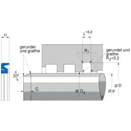 SM 130X145,1X5,9X7,5 95AUV142 Freudenberg