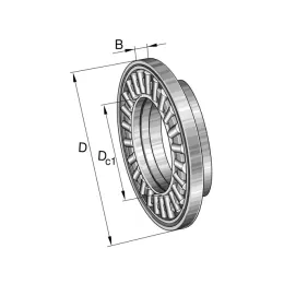 AXW INA Axial-Nadellager