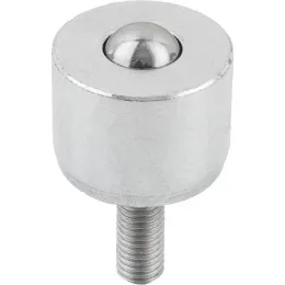 Kipp Kugelrolle Mini Stahl Form A D1=M6