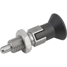 Gr. 3 Form D Edelstahl Arretierstift gehärtet verläng. Hub Kipp