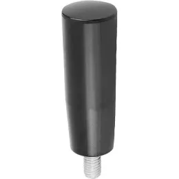 KONUSGRIFF FESTSTEHEND GR.3 D=M10X15, D1=28, FORM:F, DUROPLAST SCHWARZ KIPP