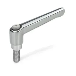 Ganter Verstellbare Klemmhebel, Edelstahl, Verchromt GN300.1-63