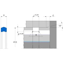 PU83 120X110,6X7,9X4,7 95AUV142 Freudenberg