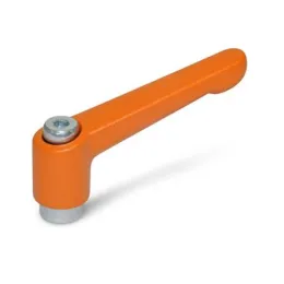 Ganter Verstellbare Klemmhebel, Orange GN300.2-78, Buchse Stahl verzinkt