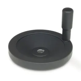 Ganter Scheibenhandräder, Schwarz, Kunststoffbeschichtet GN323-100