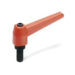 Ganter Verstellbare Klemmhebel, Kunststoff, Gewindebuchse Stahl GN500