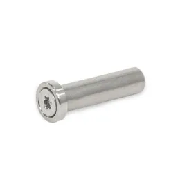 Ganter Bolzen, Edelstahl GN2342-NI-16, mit Bundscheibe, ohne Querbohrung