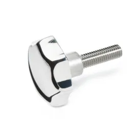 Ganter Sterngriffschrauben, Edelstahl GN6336.5, poliert