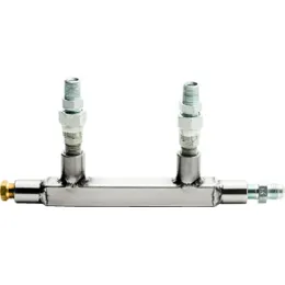 perma Verteiler 2-in-1 G1/4a, Edelstahl