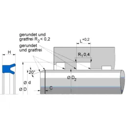 NI300 28X38X8X5 94AU925 Freudenberg