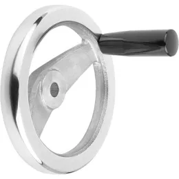 Alu feststehender Griff ohne Nut, D1=125, D2=12 Kipp