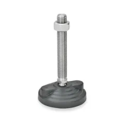 Ganter Gelenkfüße, Edelstahl GN345.5-100, mit Mutter, mit Gummiauflage