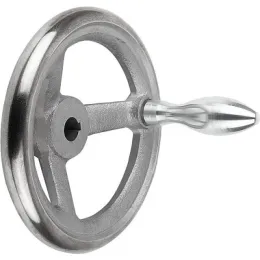 DIN950, GG feststellbarer Griff mit Nut, D1=160, D2=16 Kipp