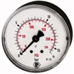 Riegler Standard Manometer Kunststoffgehäuse G1/4 Ø 50 mm
