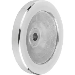 Alu ohne Griff mit Nut, D1=125, D2=12 Kipp