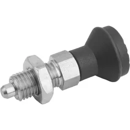KIPP ARRETIERBOLZEN GR. 3 D1=M16X1,5, D=8, FORM:B OHNE RASTNUT MIT KONTERMUTTER