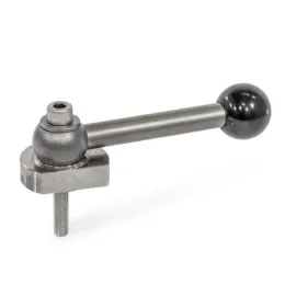 Ganter Spiralexzenter, Edelstahl, Spannung radial, Schraube von der Bedienseite GN918.5 GVS-L