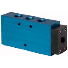 Riegler 5/2-Wegeventil einseitig Pneumatisch, monostabil