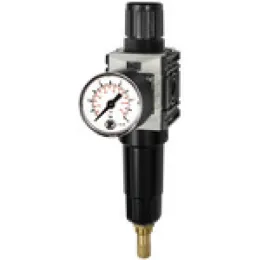 Riegler Filterregler »FUTURA-mini« PC Kompakt Manometer VA-NC, G1/4