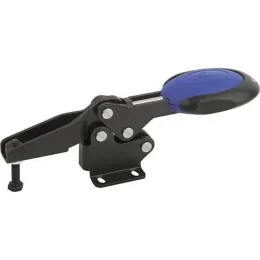 horizontal M8 blau Fuss waagrecht Sicherheitsverriegelung Kipp