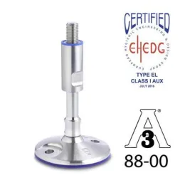 Ganter Stellfüße, Edelstahl, Hygienic Design GN20